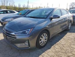 Salvage cars for sale at Cahokia Heights, IL auction: 2019 Hyundai Elantra SE