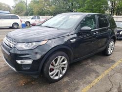 Salvage SUVs for sale at auction: 2015 Land Rover Discovery Sport HSE Luxury