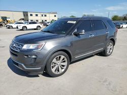 Salvage cars for sale at Wilmer, TX auction: 2019 Ford Explorer Limited