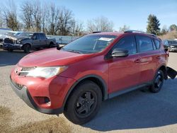 Salvage cars for sale from Copart Portland, OR: 2015 Toyota Rav4 LE