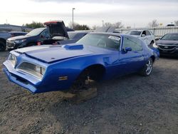 Salvage cars for sale at Sacramento, CA auction: 1974 Pontiac UK