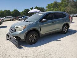 Salvage cars for sale at Ocala, FL auction: 2012 Honda CR-V LX