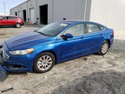 Salvage cars for sale at Jacksonville, FL auction: 2017 Ford Fusion S