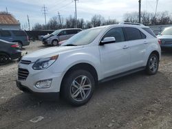 Salvage cars for sale from Copart Columbus, OH: 2016 Chevrolet Equinox LTZ