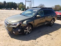 Subaru Outback salvage cars for sale: 2018 Subaru Outback 2.5I Limited