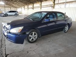 Salvage cars for sale from Copart Phoenix, AZ: 2004 Honda Accord EX