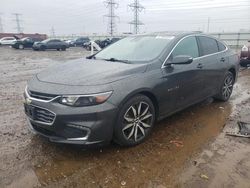 Salvage cars for sale at Elgin, IL auction: 2016 Chevrolet Malibu LT