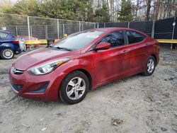 Salvage cars for sale from Copart Waldorf, MD: 2014 Hyundai Elantra SE