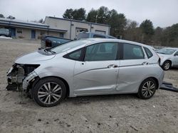 Salvage cars for sale at Mendon, MA auction: 2015 Honda FIT EX