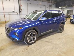 Salvage cars for sale at Wheeling, IL auction: 2022 Hyundai Tucson Limited