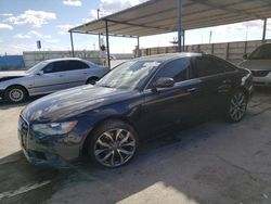Salvage cars for sale from Copart Anthony, TX: 2015 Audi A6 Premium Plus