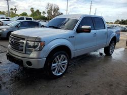 Flood-damaged cars for sale at auction: 2014 Ford F150 Supercrew