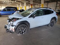 Subaru salvage cars for sale: 2021 Subaru Crosstrek Sport