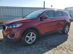 Salvage cars for sale at Dyer, IN auction: 2017 KIA Sorento LX