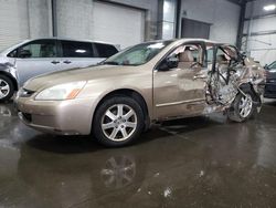 Salvage cars for sale at Ham Lake, MN auction: 2005 Honda Accord EX