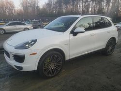 Porsche salvage cars for sale: 2017 Porsche Cayenne SE Hybrid Platinum