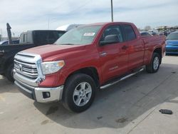 Toyota Tundra salvage cars for sale: 2017 Toyota Tundra Double Cab SR/SR5