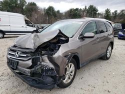 Salvage cars for sale at Mendon, MA auction: 2013 Honda CR-V EX