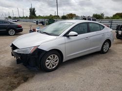 Vehiculos salvage en venta de Copart Miami, FL: 2019 Hyundai Elantra SE