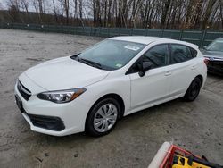 Salvage cars for sale from Copart Candia, NH: 2020 Subaru Impreza