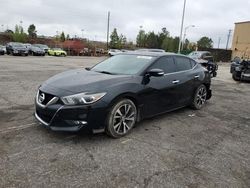 Nissan Maxima 3.5s salvage cars for sale: 2018 Nissan Maxima 3.5S