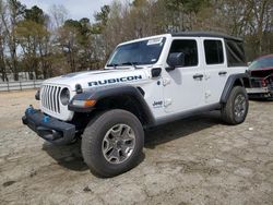 Vehiculos salvage en venta de Copart Austell, GA: 2021 Jeep Wrangler Unlimited Rubicon 4XE