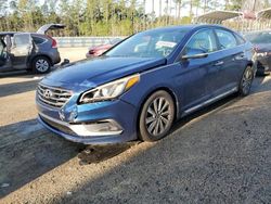 Salvage cars for sale at Harleyville, SC auction: 2015 Hyundai Sonata Sport