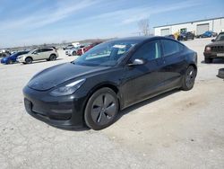 Salvage cars for sale at Kansas City, KS auction: 2021 Tesla Model 3