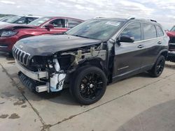 Salvage cars for sale at Grand Prairie, TX auction: 2019 Jeep Cherokee Latitude Plus