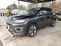 Jeep Compass salvage cars for sale: 2020 Jeep Compass Limited