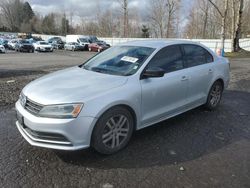 Volkswagen Jetta Base salvage cars for sale: 2015 Volkswagen Jetta Base