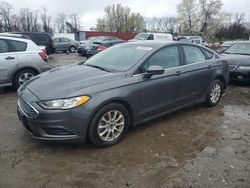 Salvage cars for sale from Copart Baltimore, MD: 2017 Ford Fusion S