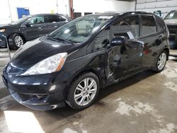 Salvage cars for sale from Copart Blaine, MN: 2010 Honda FIT Sport