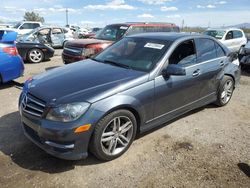 Salvage cars for sale at Tucson, AZ auction: 2014 Mercedes-Benz C 300 4matic