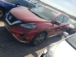 Salvage cars for sale at Hueytown, AL auction: 2020 Nissan Murano Platinum