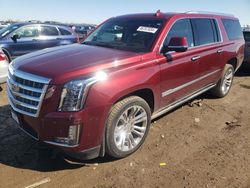 2017 Cadillac Escalade ESV Premium Luxury en venta en Elgin, IL