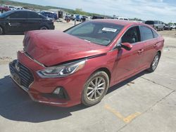 Salvage cars for sale at Grand Prairie, TX auction: 2018 Hyundai Sonata SE