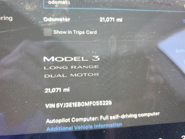 2021 Tesla Model 3