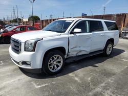 Salvage cars for sale at auction: 2017 GMC Yukon XL C1500 SLE