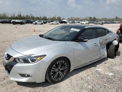 Salvage cars for sale from Copart Houston, TX: 2017 Nissan Maxima 3.5S