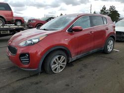 Salvage cars for sale at Denver, CO auction: 2017 KIA Sportage LX