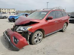 Carros salvage para piezas a la venta en subasta: 2017 Nissan Pathfinder S