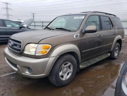 Toyota Sequoia salvage cars for sale: 2001 Toyota Sequoia SR5