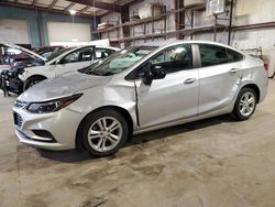 Vehiculos salvage en venta de Copart Eldridge, IA: 2018 Chevrolet Cruze LT