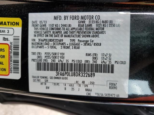 2013 Ford Fusion SE Hybrid