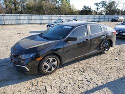 Salvage cars for sale at Hampton, VA auction: 2019 Honda Civic LX