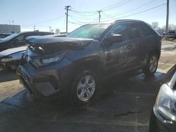 Salvage cars for sale from Copart Chicago Heights, IL: 2021 Toyota Rav4 LE