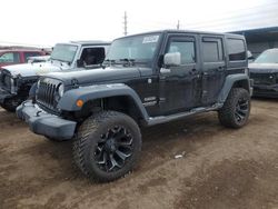 Salvage cars for sale at Colorado Springs, CO auction: 2015 Jeep Wrangler Unlimited Sport