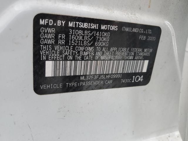 2020 Mitsubishi Mirage G4 ES