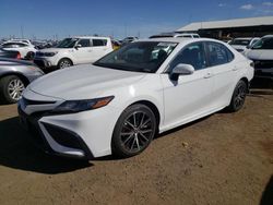 Salvage cars for sale from Copart Brighton, CO: 2022 Toyota Camry SE